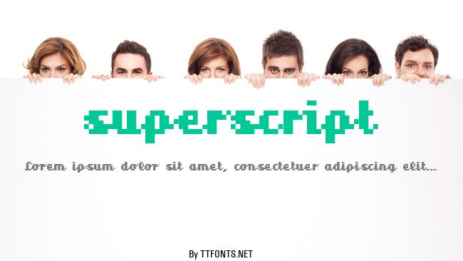 superscript example