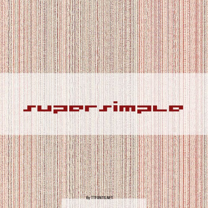 supersimple example