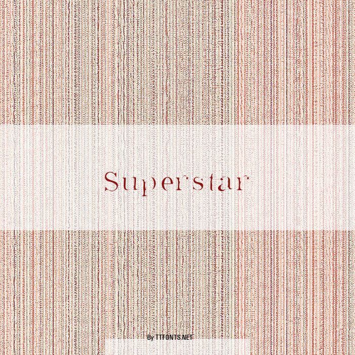 Superstar example