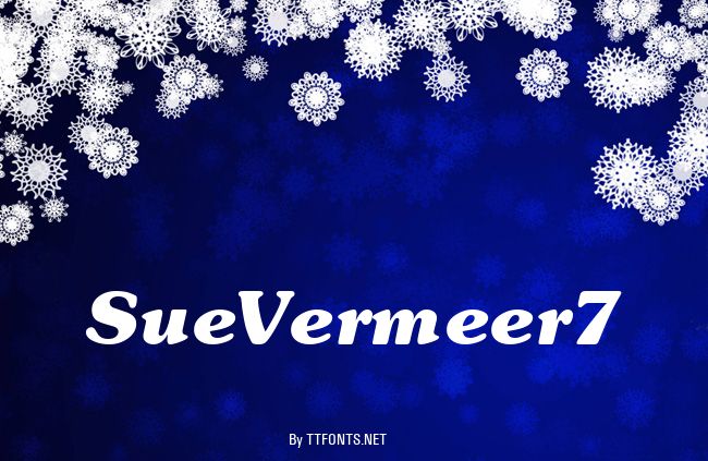 SueVermeer7 example