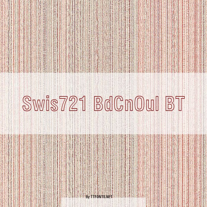 Swis721 BdCnOul BT example