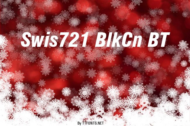Swis721 BlkCn BT example