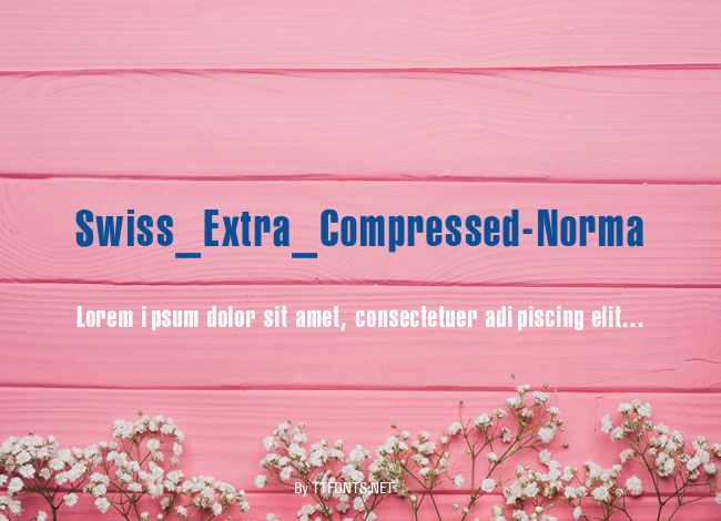 Swiss_Extra_Compressed-Norma example