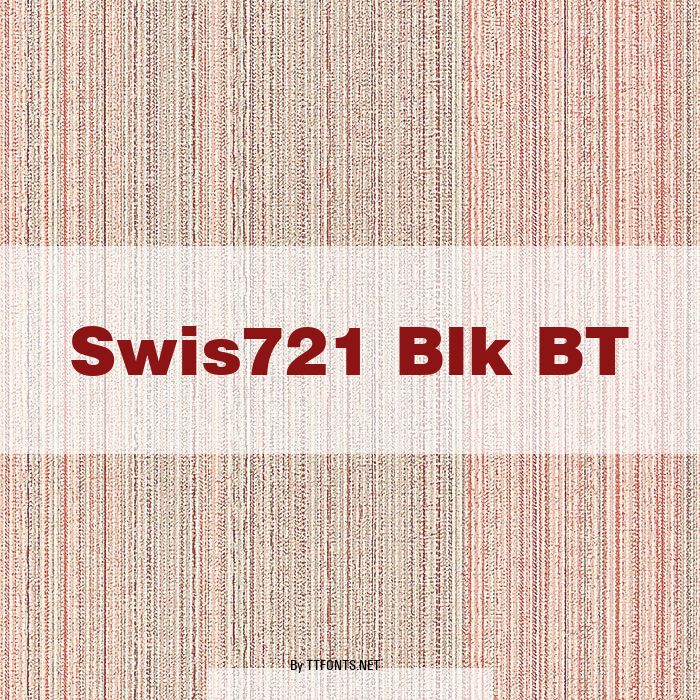 Swis721 Blk BT example
