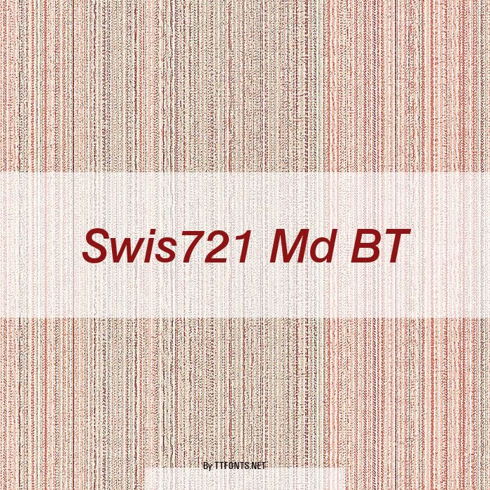 Swis721 Md BT example