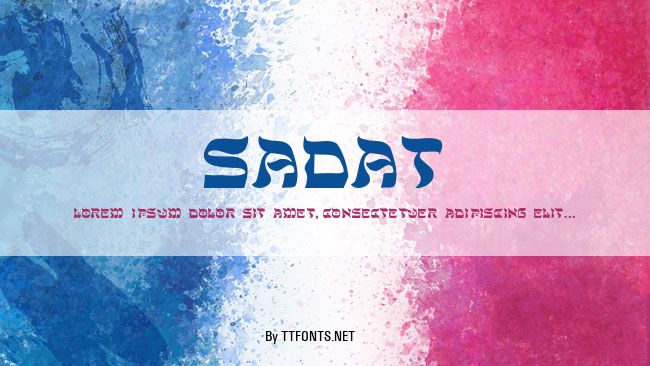 Sadat example
