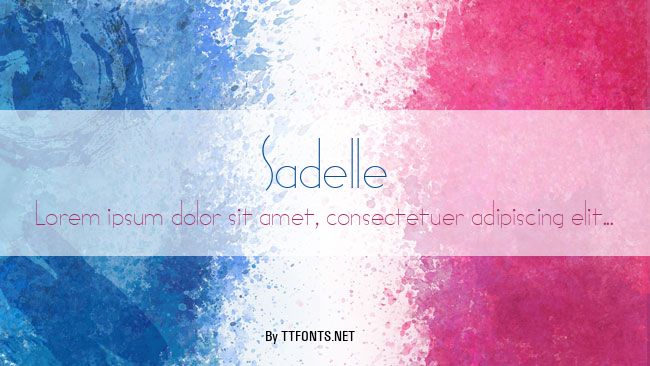 Sadelle example