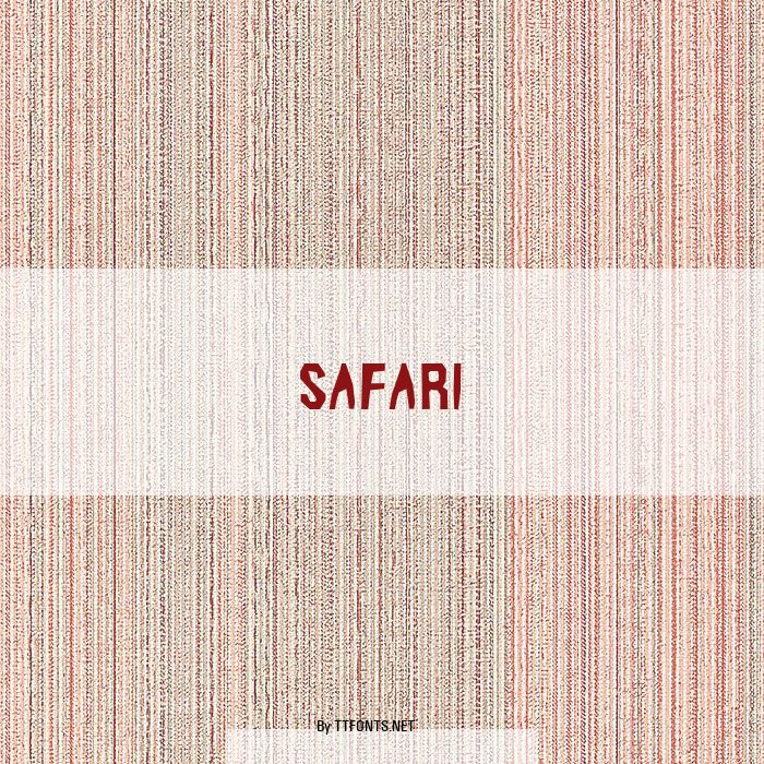 Safari example