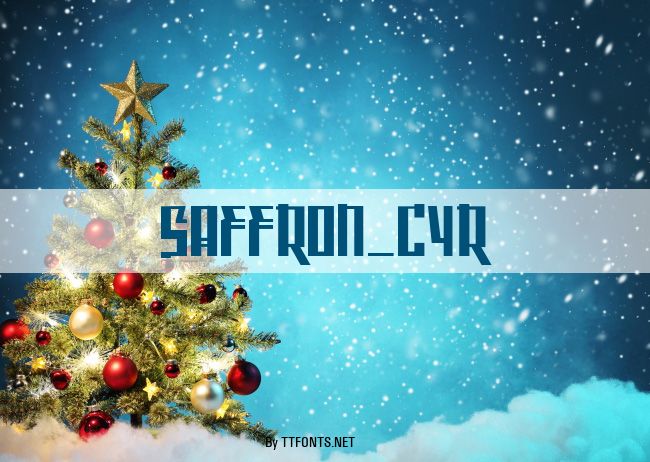 Saffron_Cyr example