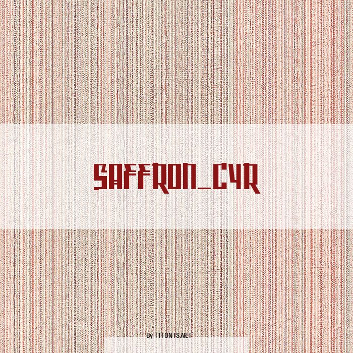 Saffron_Cyr example