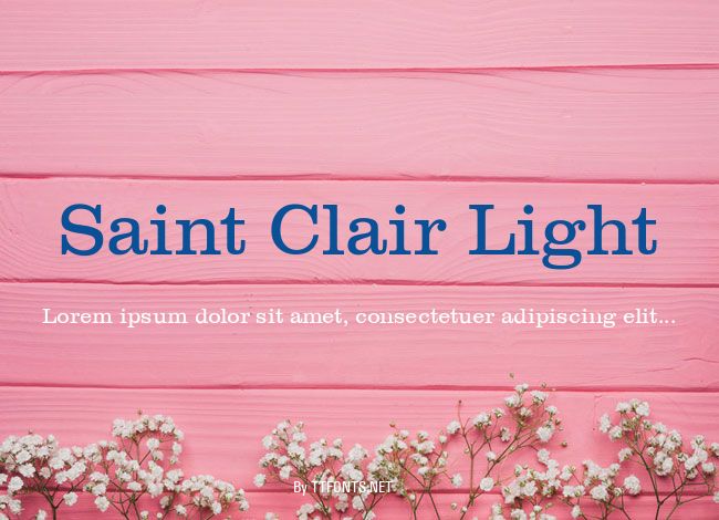 Saint Clair Light example