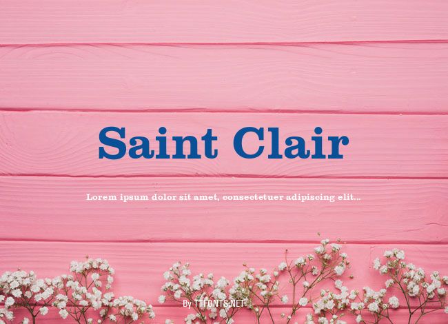 Saint Clair example