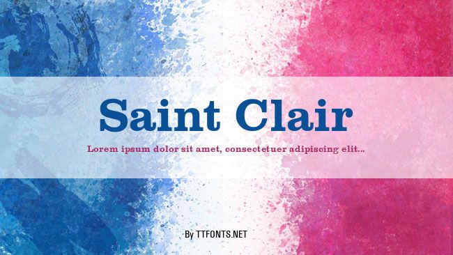Saint Clair example
