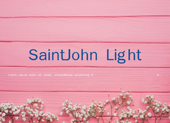 SaintJohn Light example