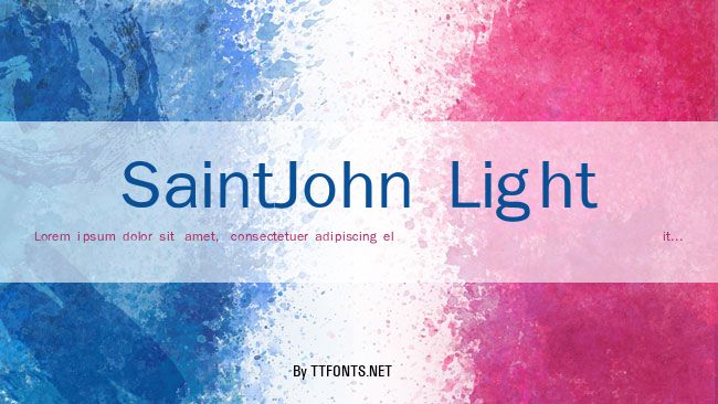 SaintJohn Light example