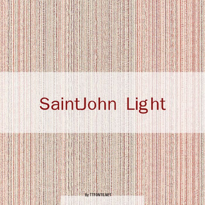 SaintJohn Light example