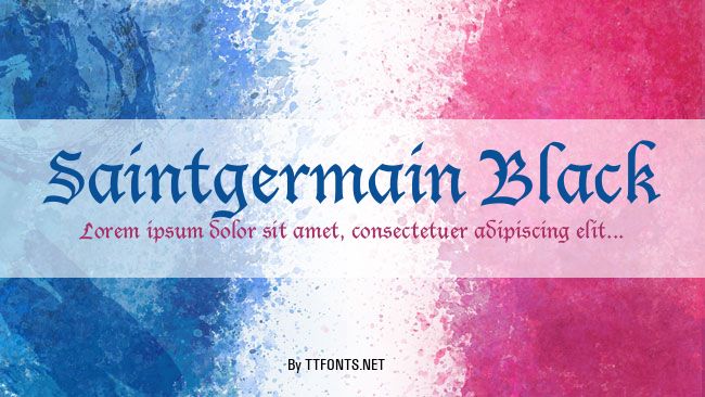 Saintgermain Black example