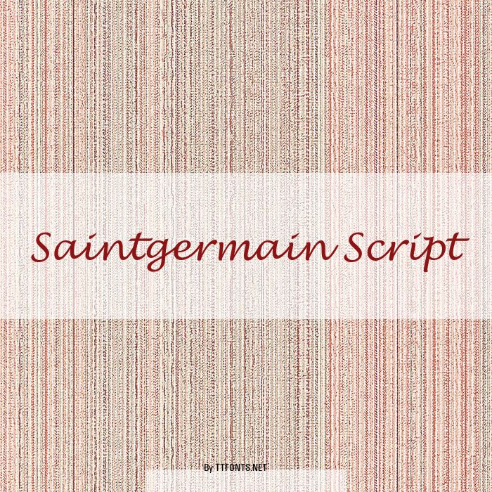 Saintgermain Script example