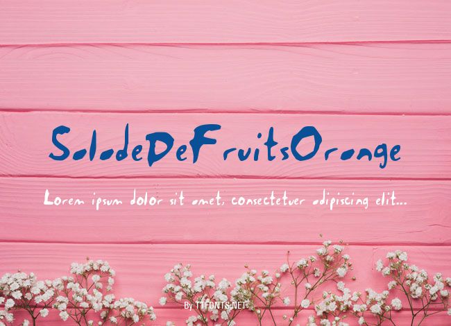 SaladeDeFruitsOrange example