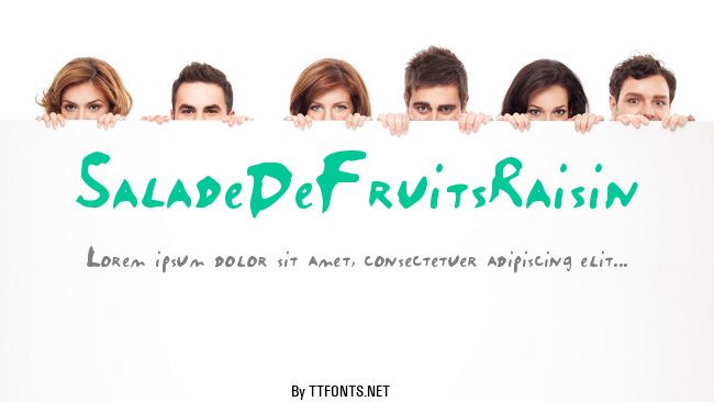 SaladeDeFruitsRaisin example