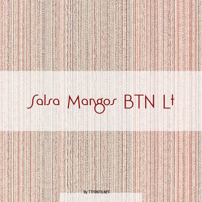 Salsa Mangos BTN Lt example