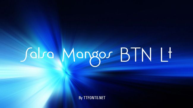 Salsa Mangos BTN Lt example