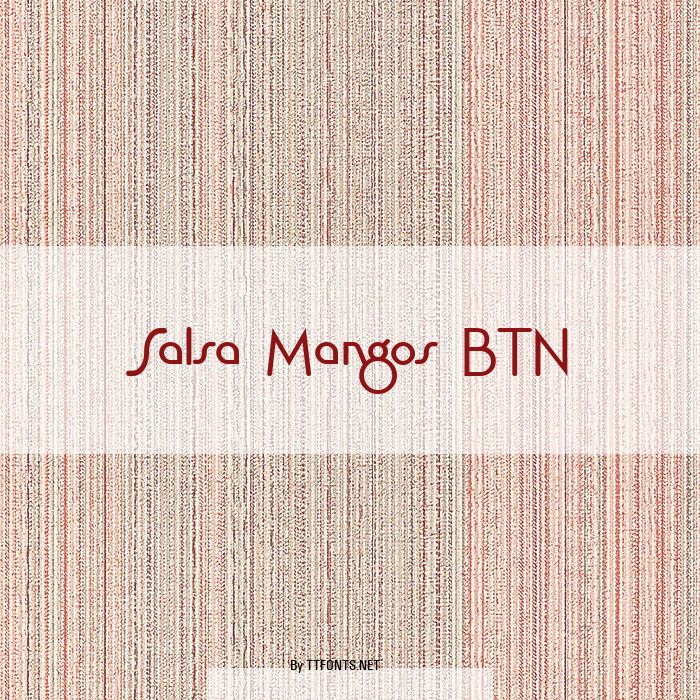 Salsa Mangos BTN example