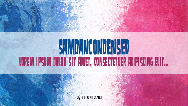 SamdanCondensed example