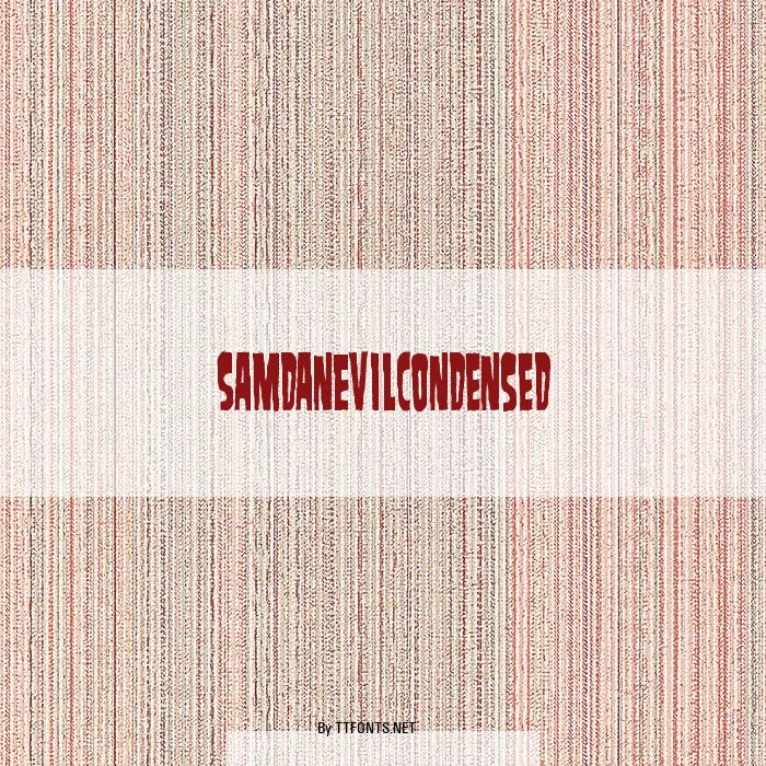 SamdanEvilCondensed example