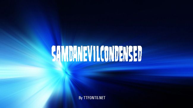 SamdanEvilCondensed example