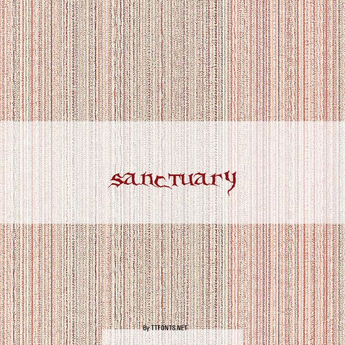 Sanctuary example