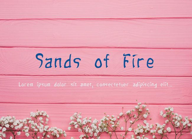 Sands of Fire example