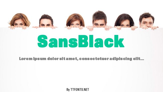 SansBlack example