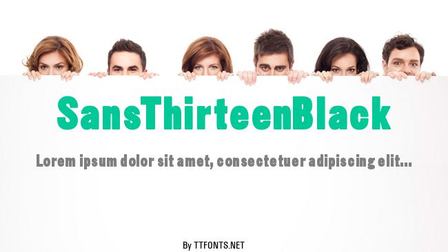 SansThirteenBlack example