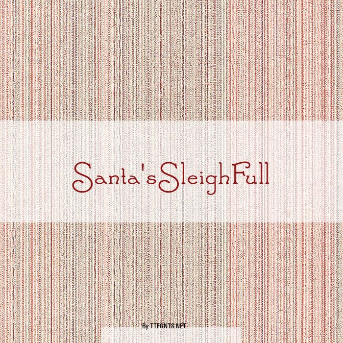 Santa'sSleighFull example