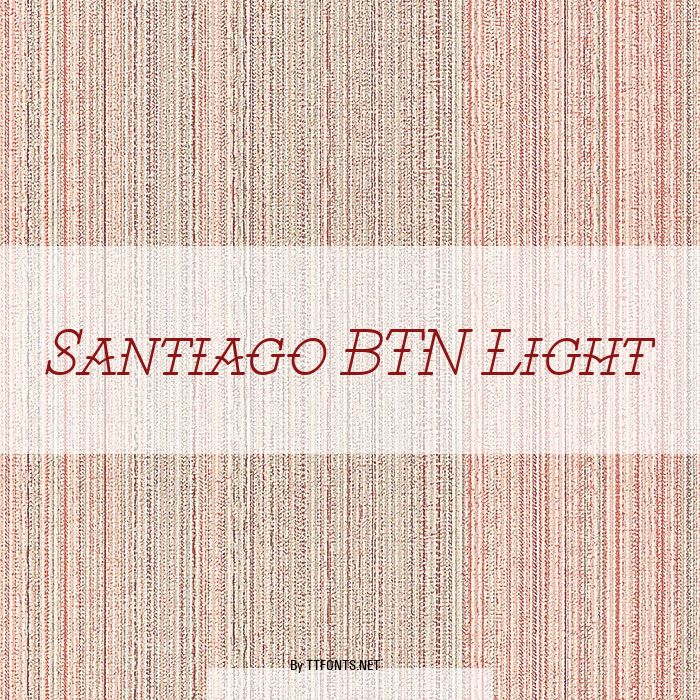 Santiago BTN Light example