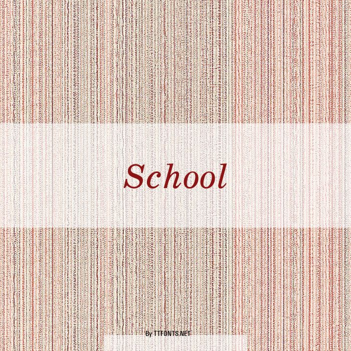 School example