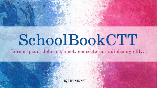 SchoolBookCTT example