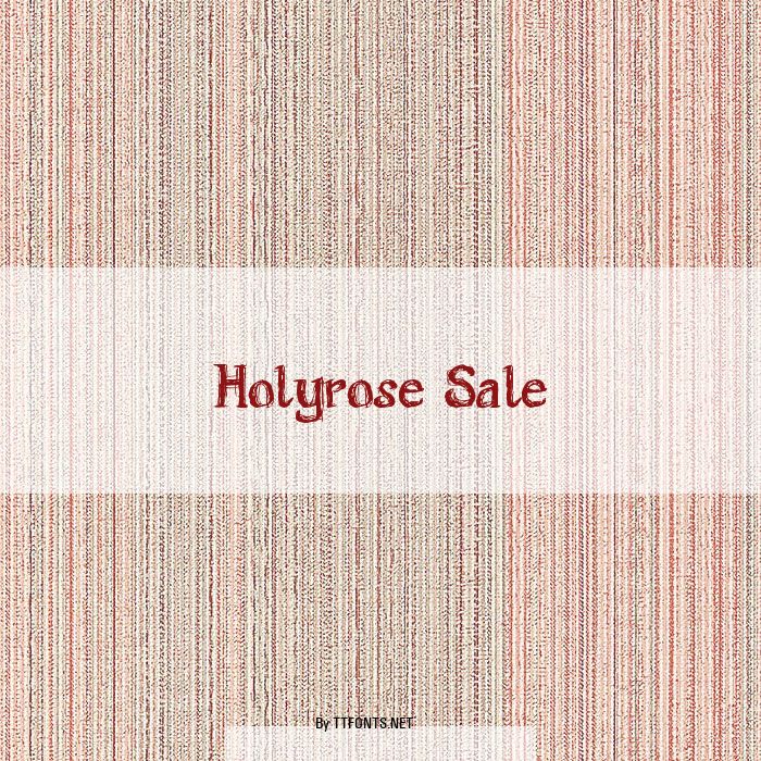 Holyrose Sale example