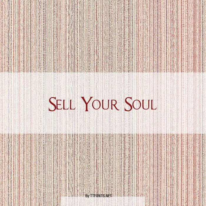 Sell Your Soul example