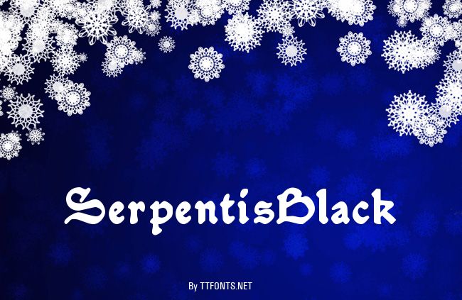 SerpentisBlack example