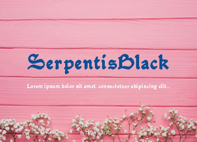SerpentisBlack example