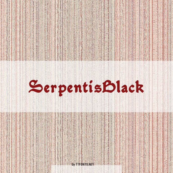 SerpentisBlack example