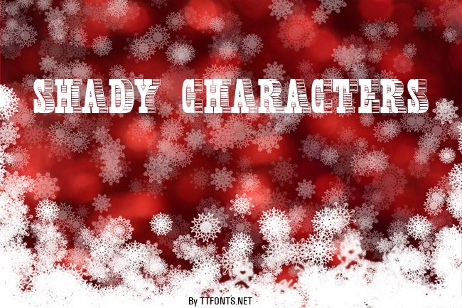 Shady Characters example