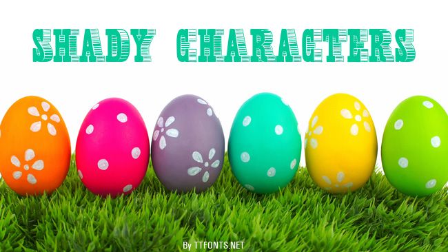 Shady Characters example