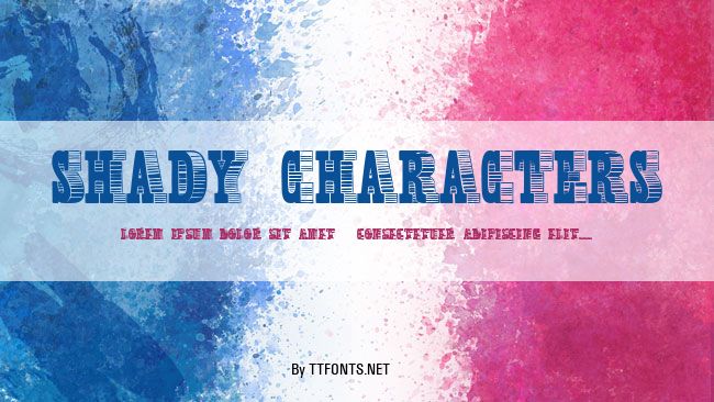 Shady Characters example