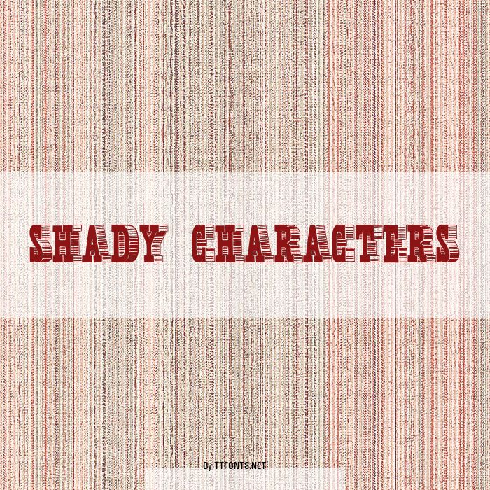 Shady Characters example