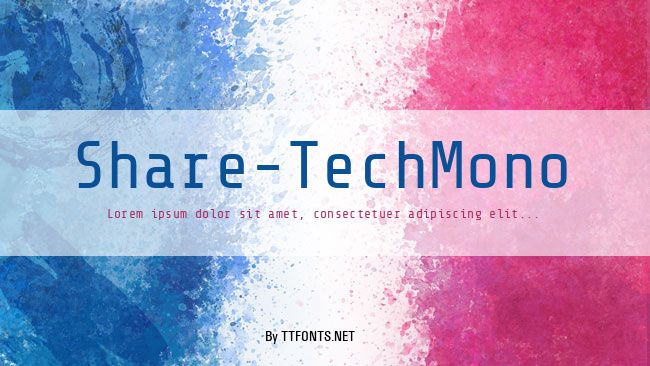 Share-TechMono example