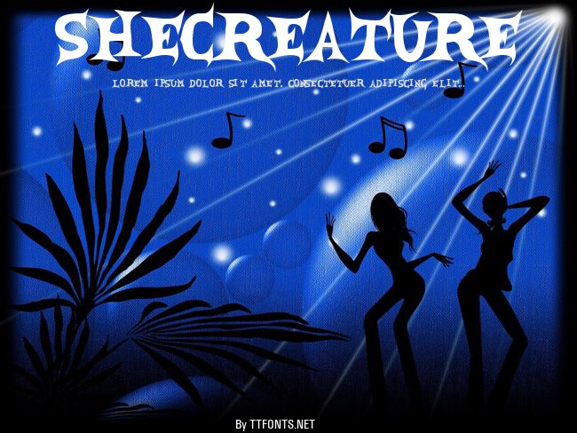 SheCreature example