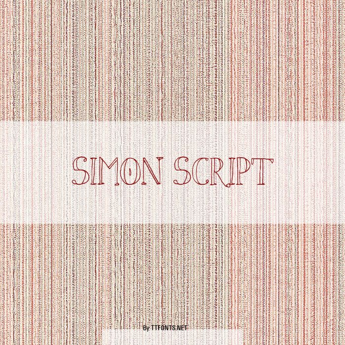 Simon Script example
